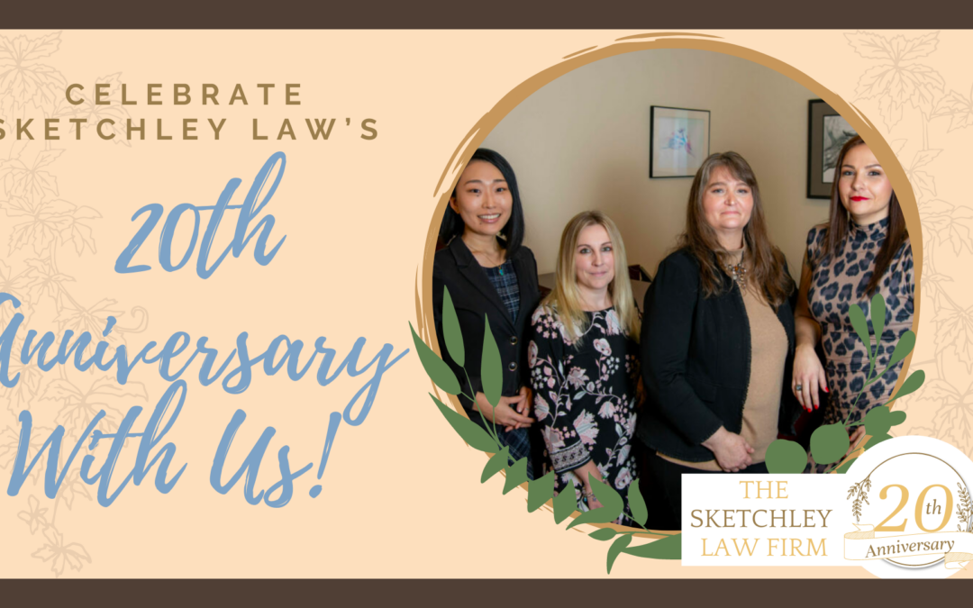 Staff of Sketchley Law Firm 20th Anniversary