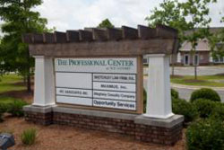The Professional Center at SouthWood sign